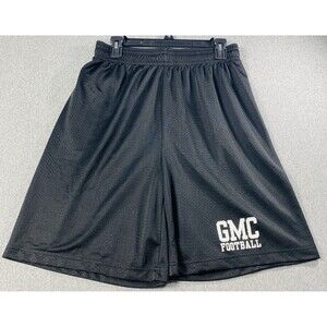 Badger Sport Men’s Athletic Shorts Size L Black Elastic Waist Drawstring Pockets